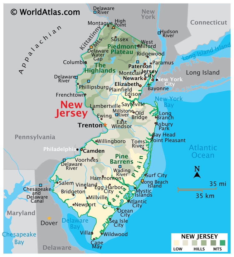 NJ Land Marks