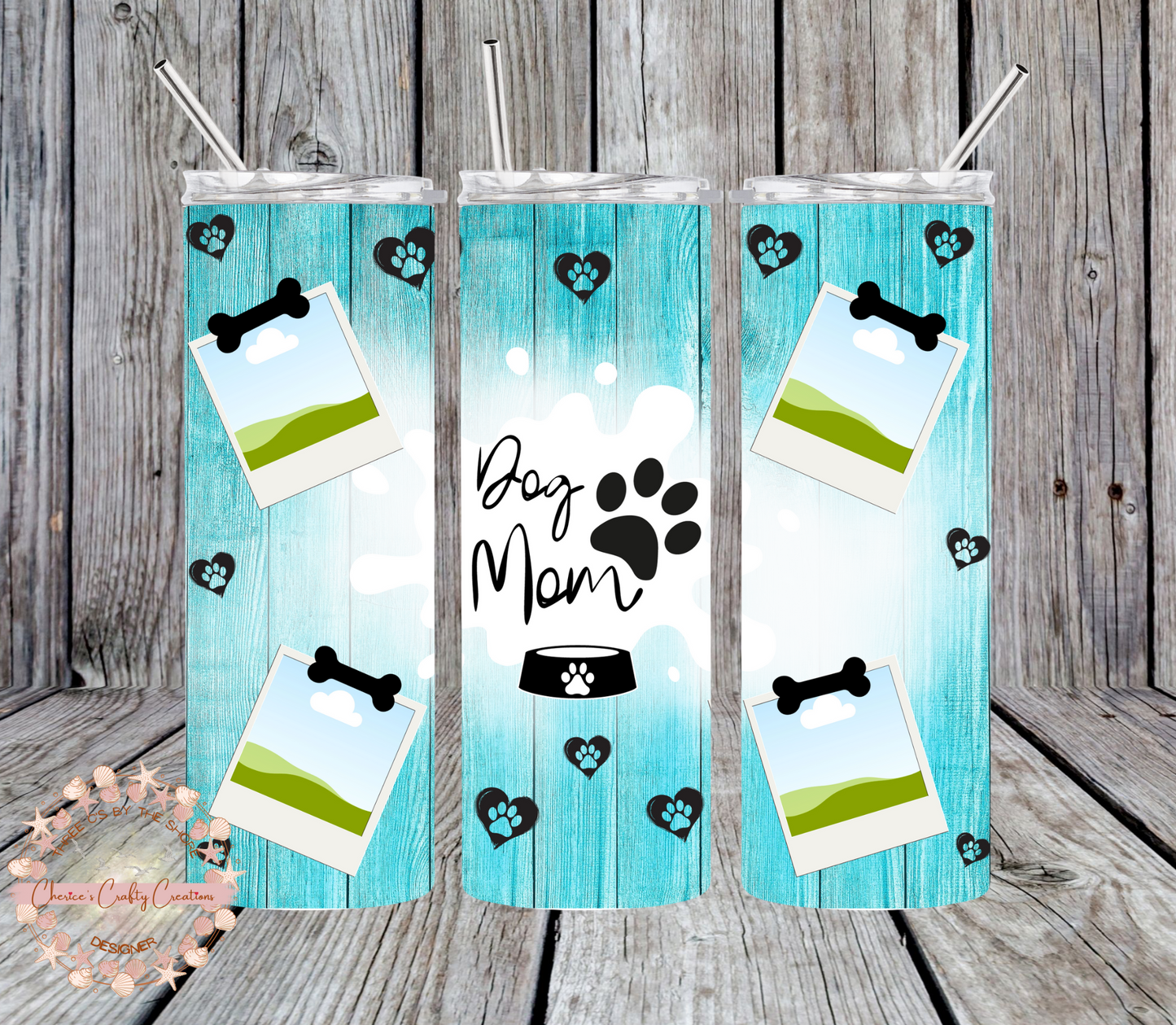 PERSONALIZED DOG MOM 20oz TUMBLER