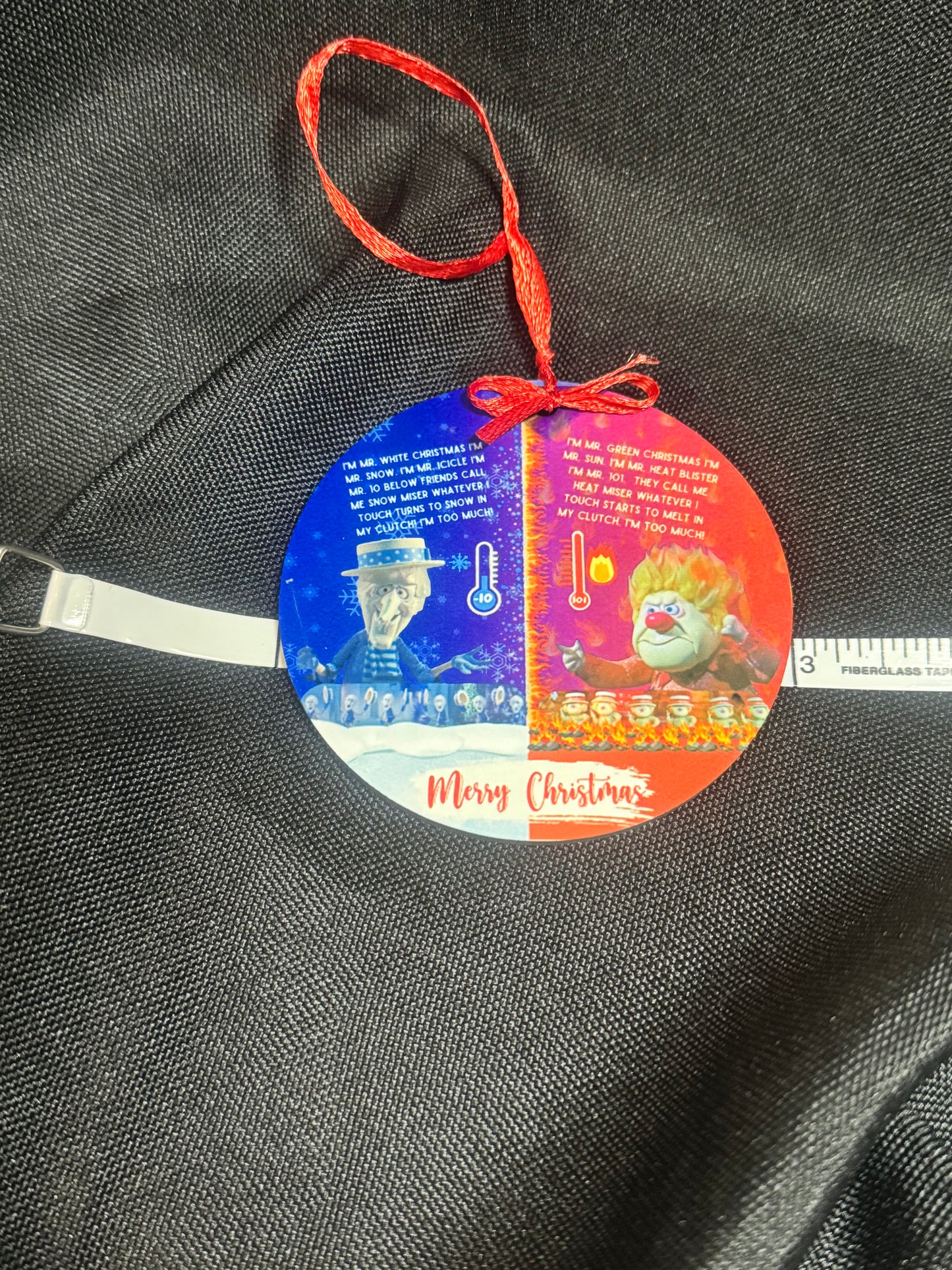 Miser Brothers of Christmas 3”round ornament