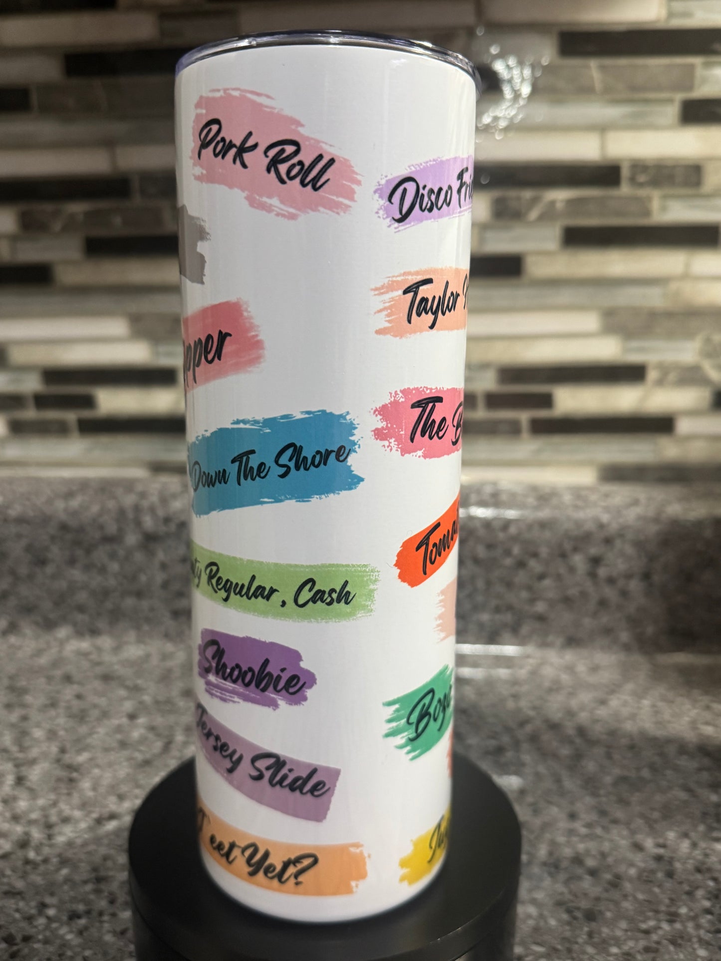 Jersey’s Language 20 oz Stainless Steel Tumbler