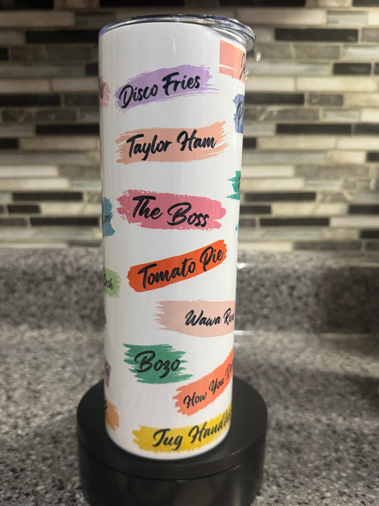 Jersey’s Language 20 oz Stainless Steel Tumbler