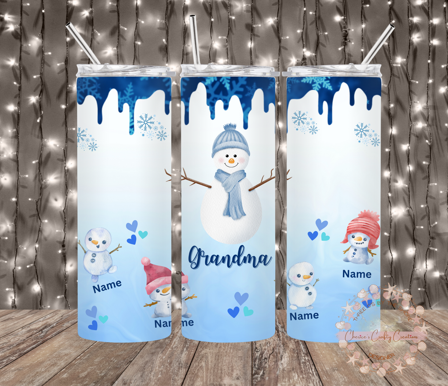 Grandparent Snowman Tumbler 20 oz tumbler