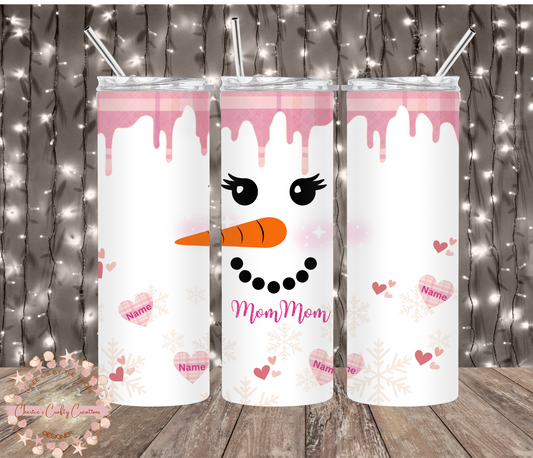 Grandparent Snowman Tumbler 20 oz tumbler