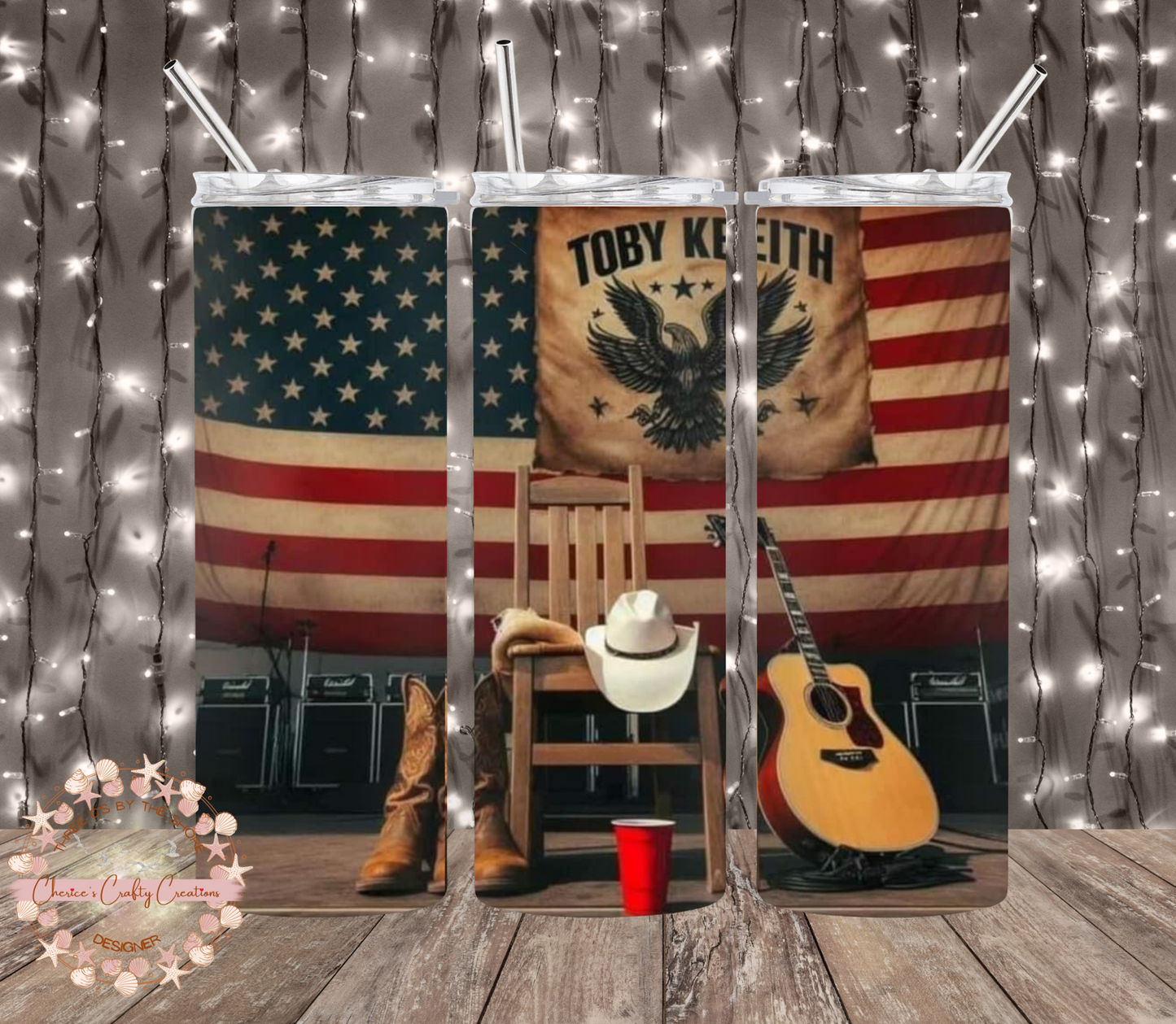 Toby Keith Country Music 20 oz tumbler