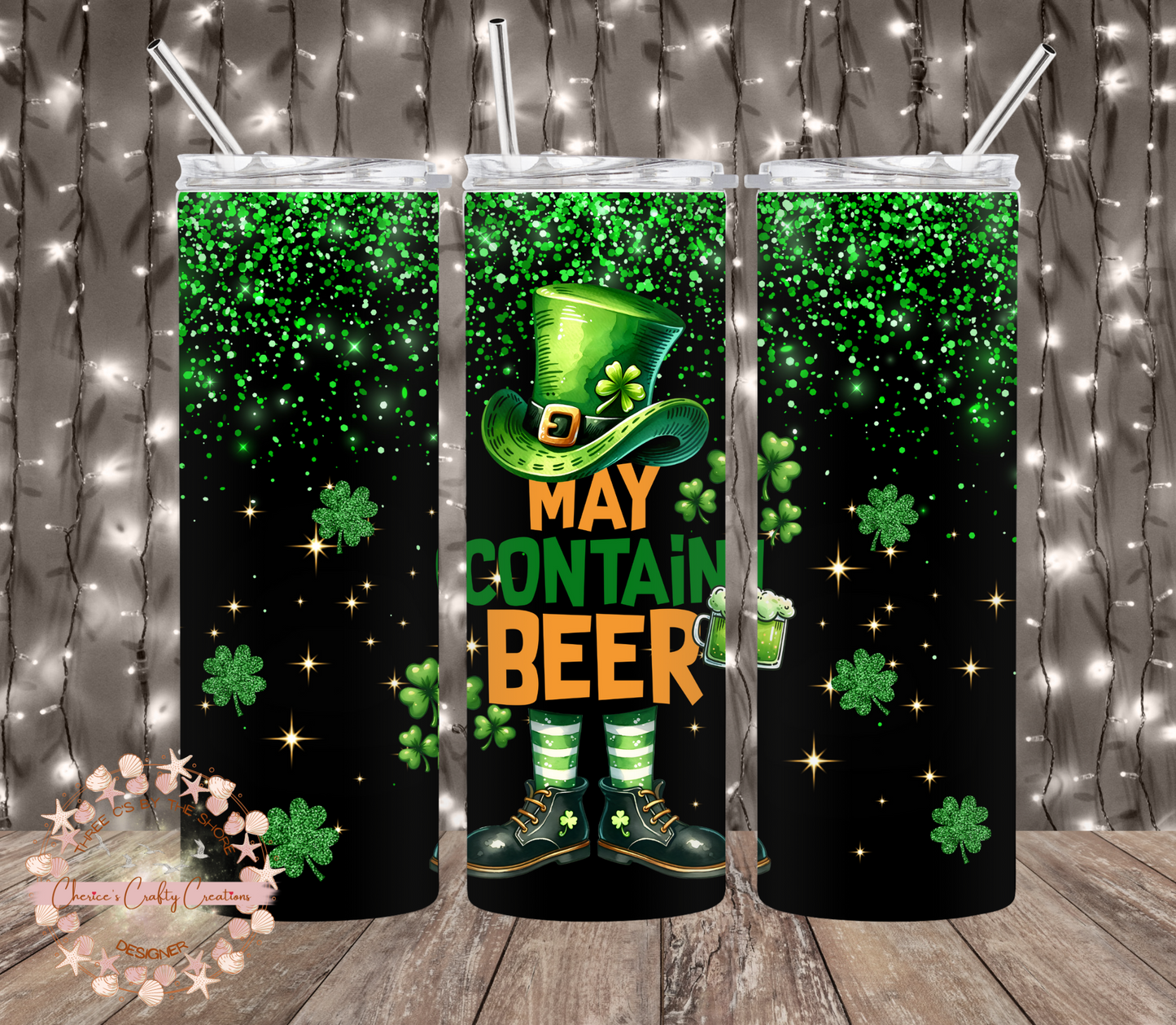 MAY CONTAIN BEER 20 oz