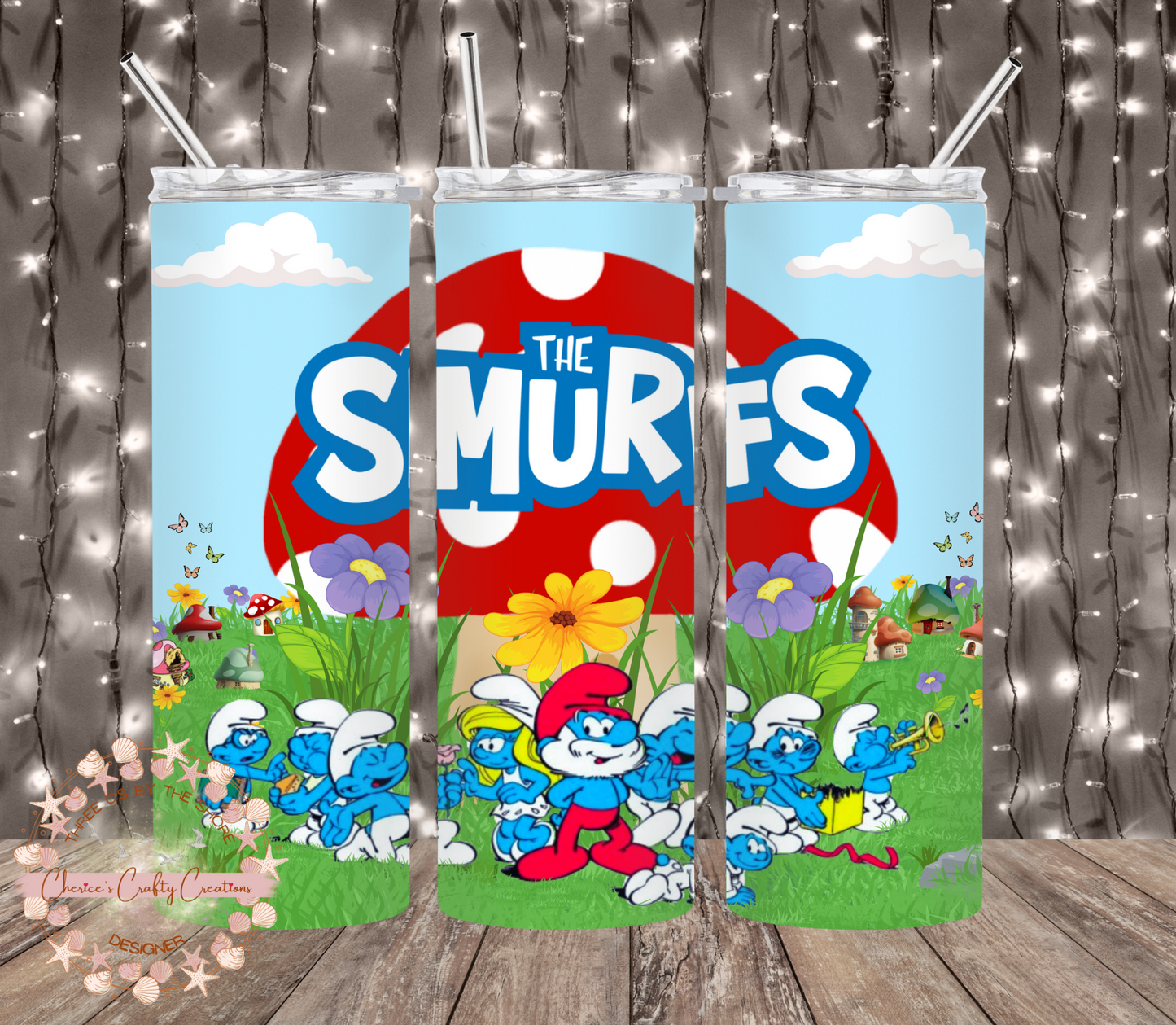 THE SMURFS 20 oz tumbler