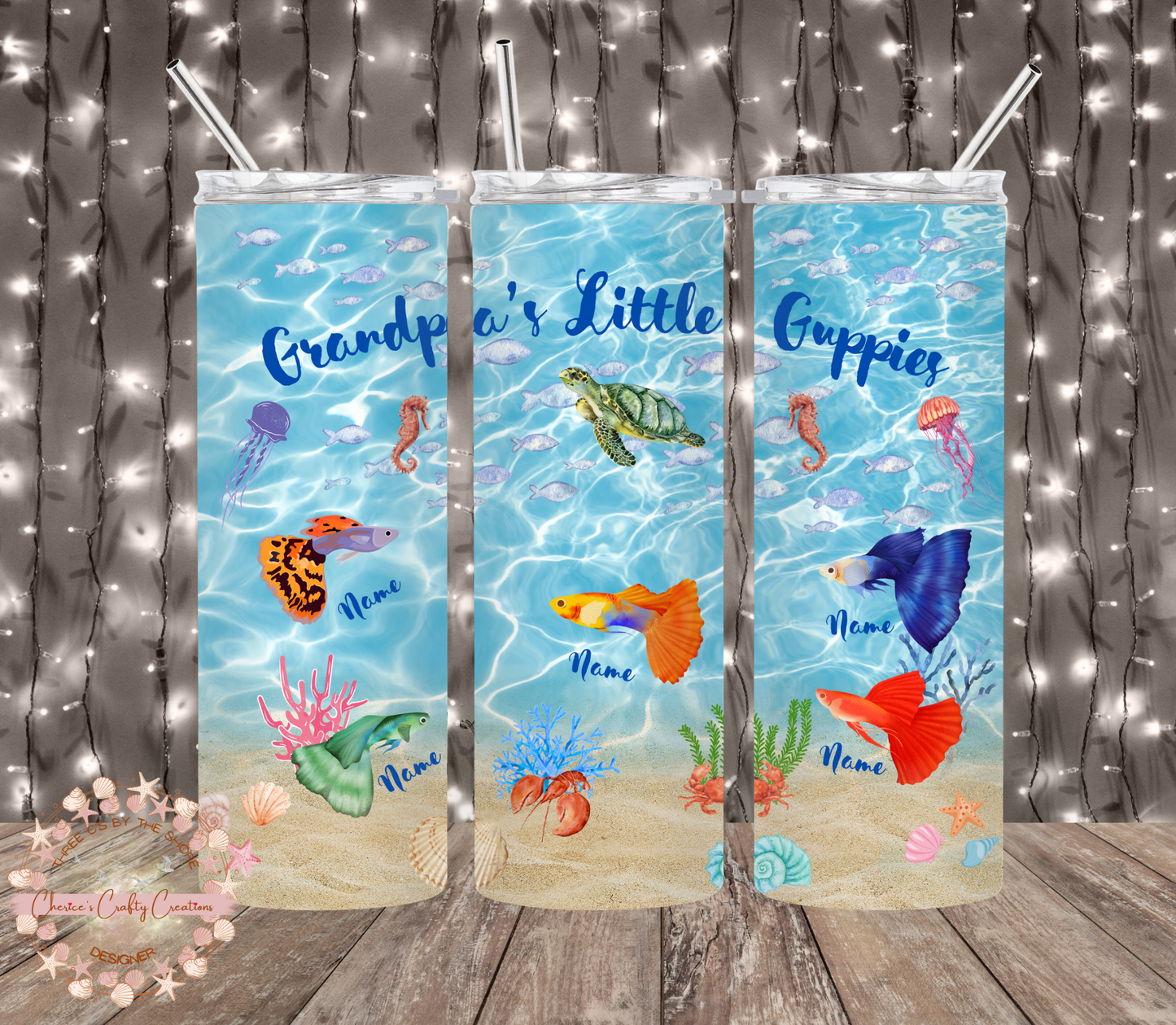 Grandpa's Little Guppies 20 oz tumbler