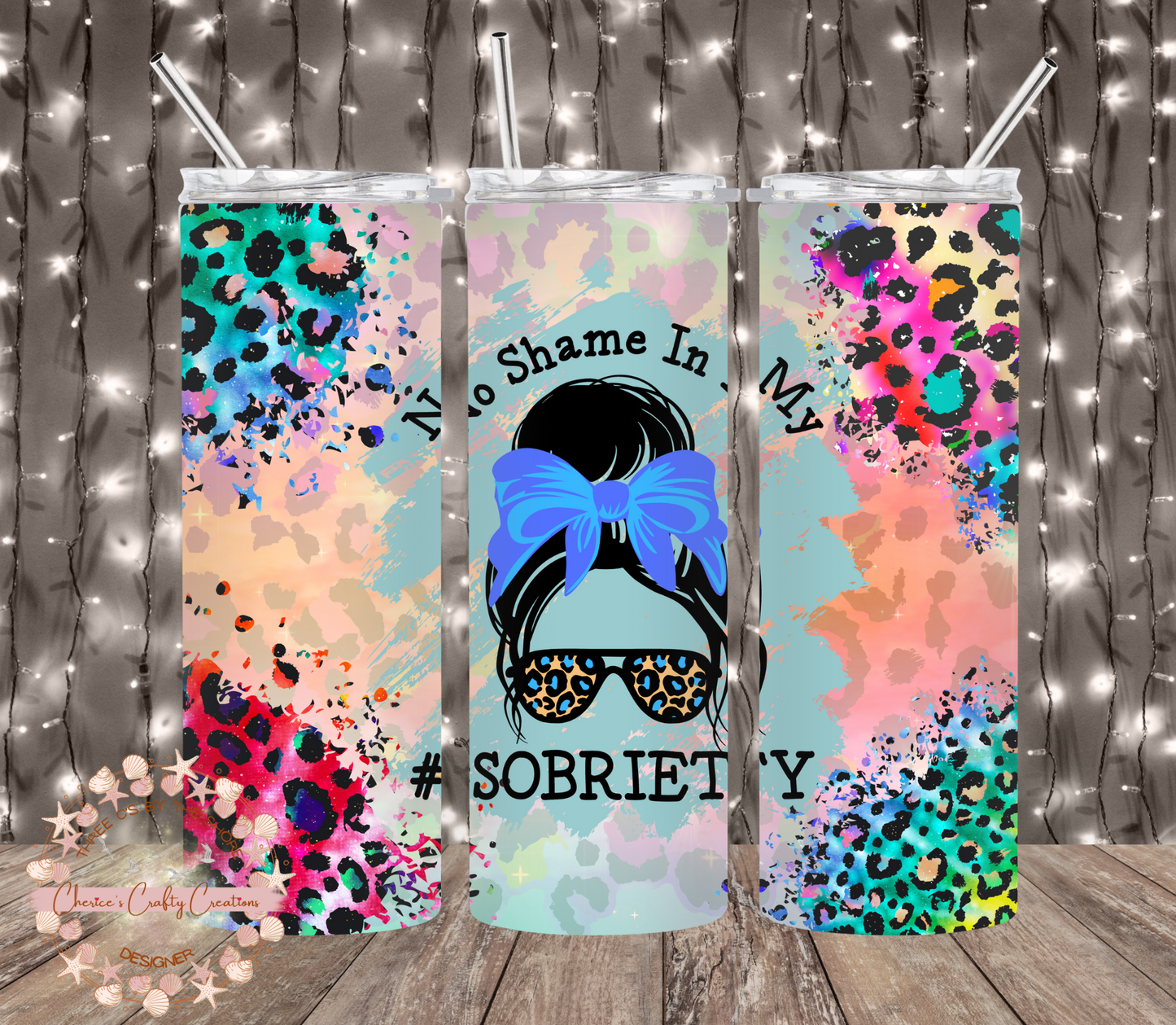 Sobriety No Shame 20oz tumbler