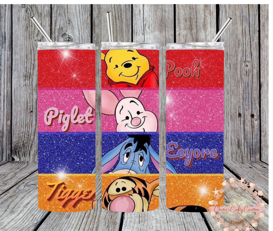Winnie The Pooh & Friends 20 oz tumbler
