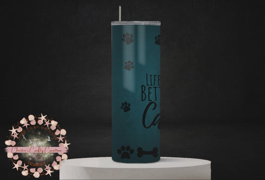 LIFE IS BETTER WITH A CANE CORSO 20oz TUMBLER