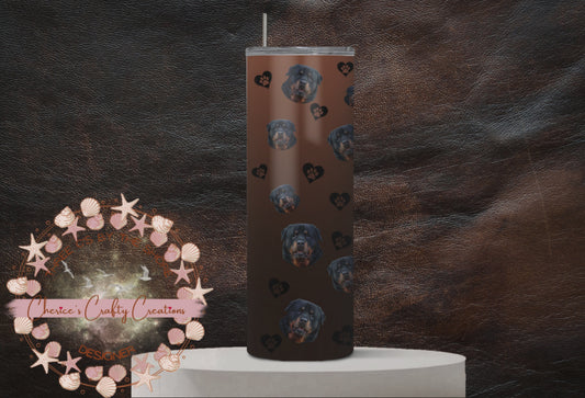 PERSONALIZED I LOVE MY ROTTWEILER 20 oz Tumbler