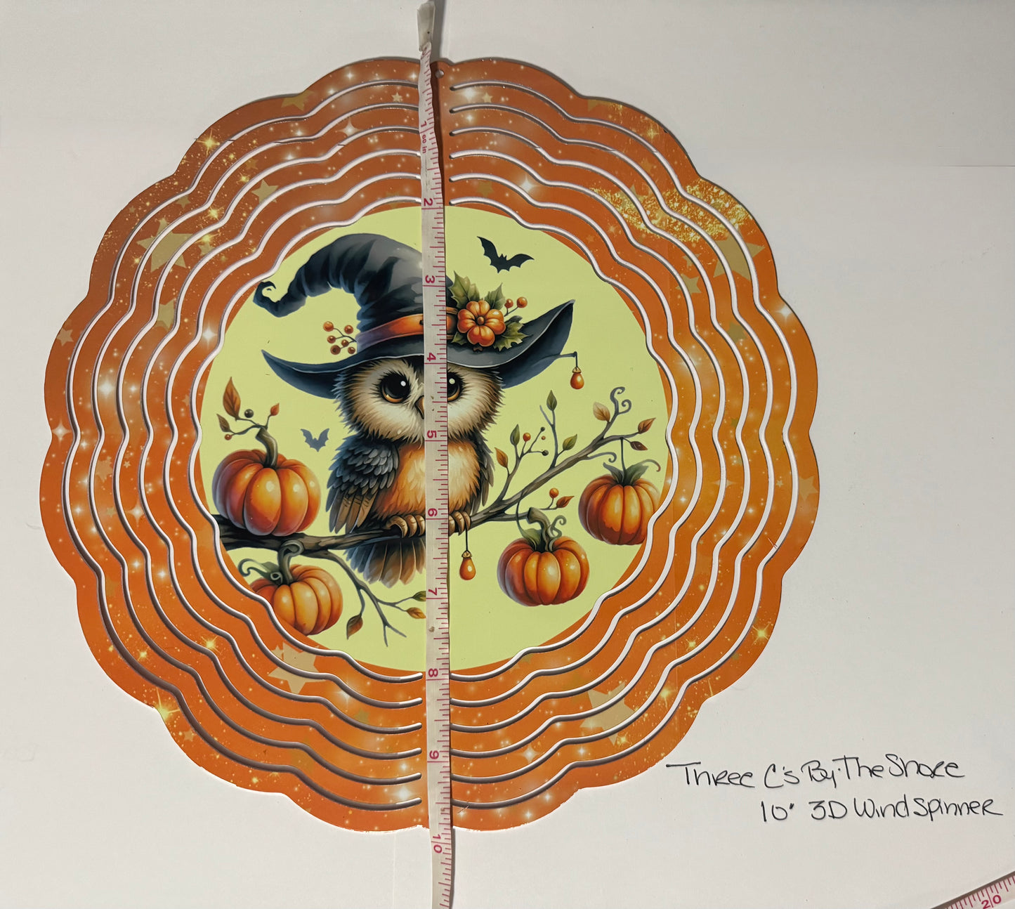 Autumn/Halloween Owl 10" Windspinner