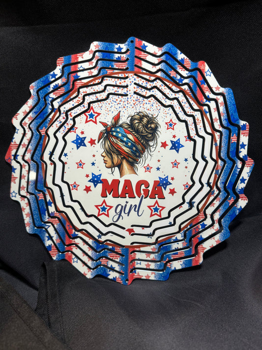 MAGA 3D WIND SPINNER 10"