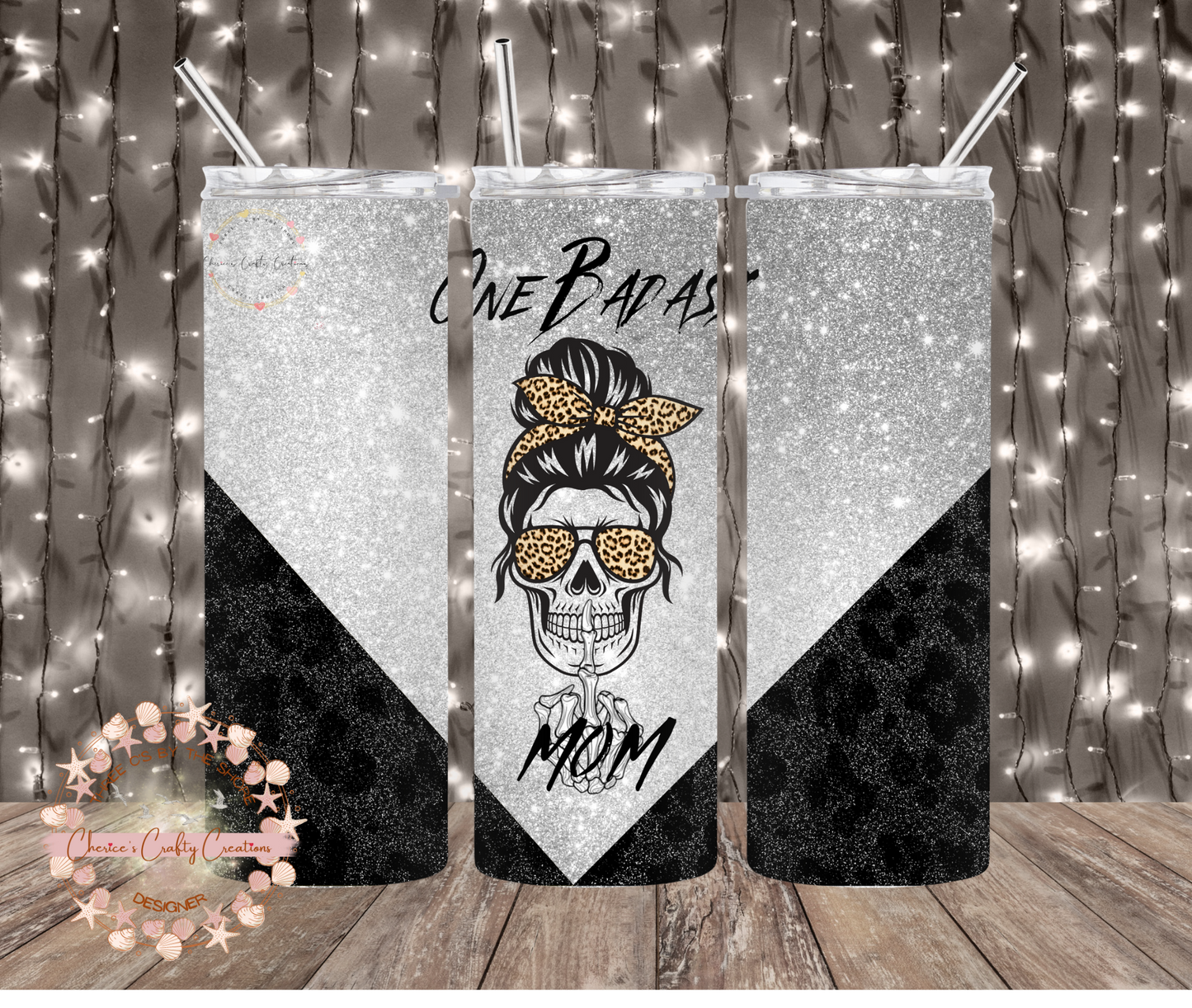 One Bad Ass Mom 20oz tumbler