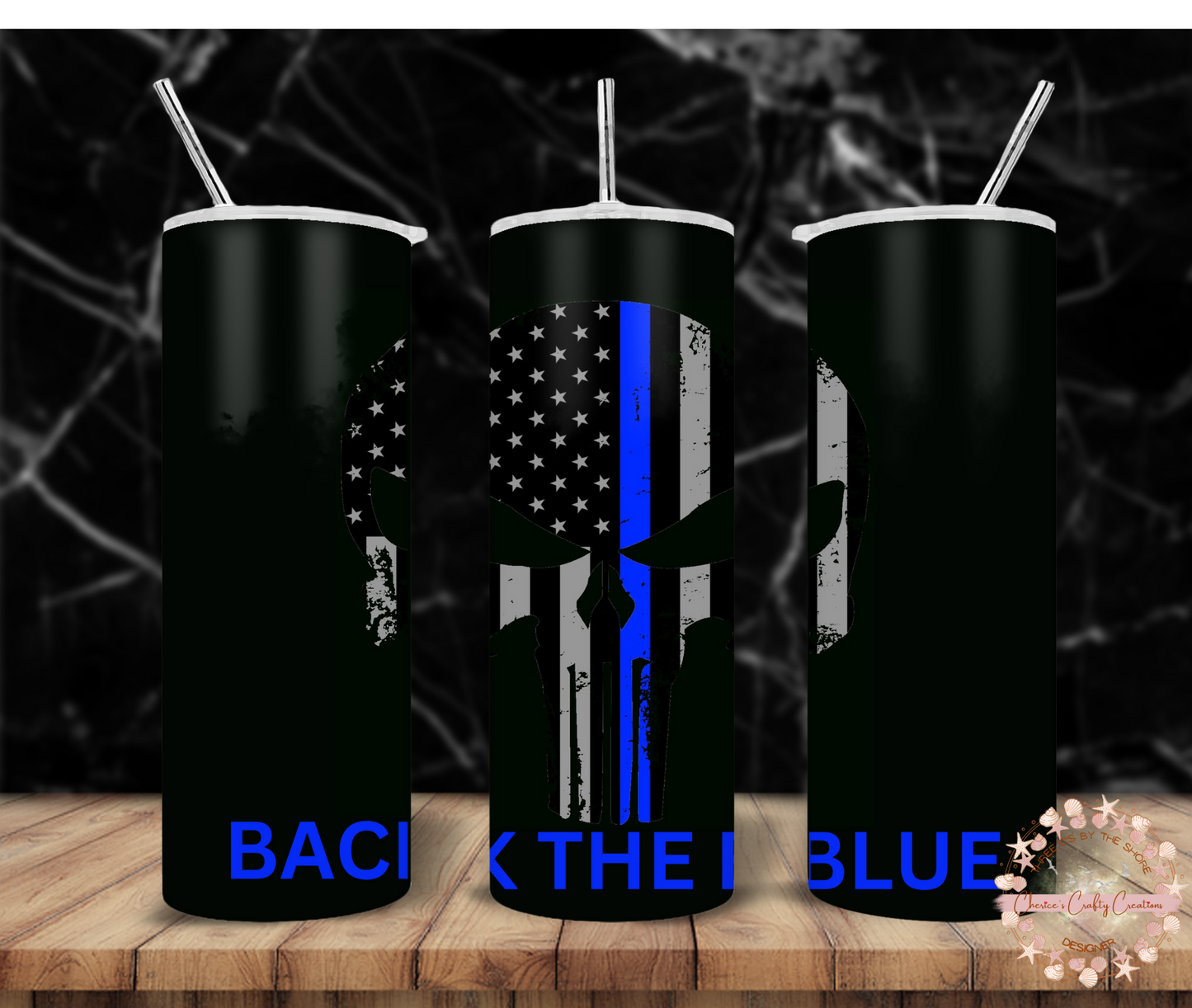 Back The Blue Tumblers