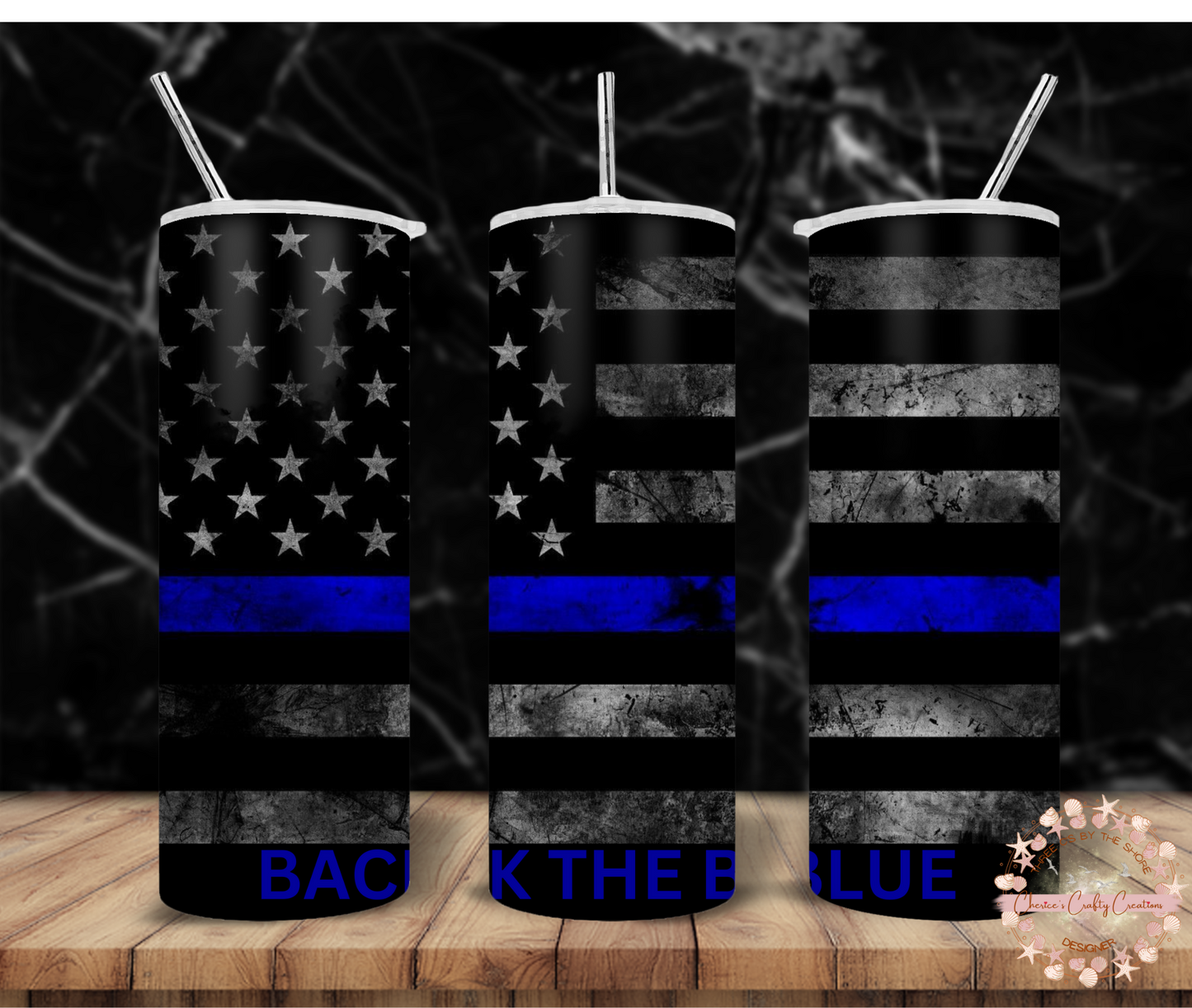 Back The Blue Tumblers