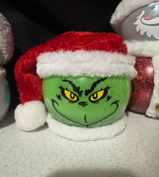 Large Light Up Grinch Head