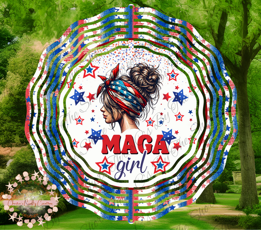 MAGA 3D WIND SPINNER 10"