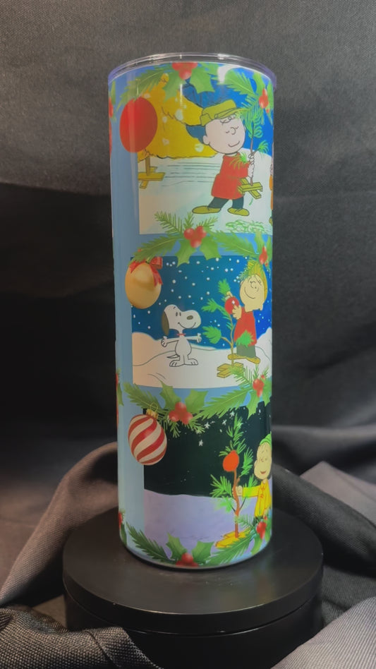 Charlie Brown Christmas Tumbler